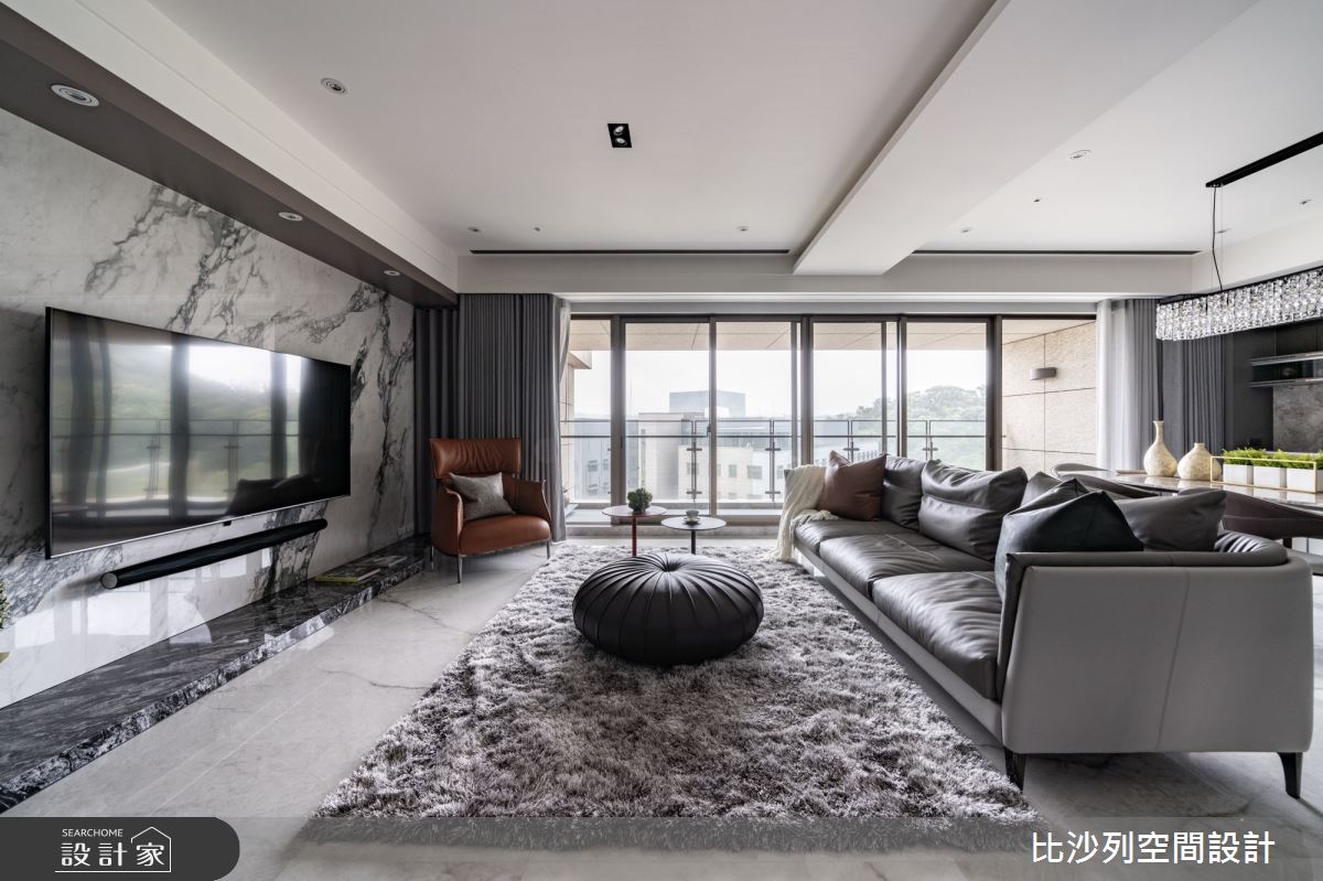 55坪新成屋(5年以下)＿現代風客廳案例圖片＿比沙列空間設計＿比沙列_25之5