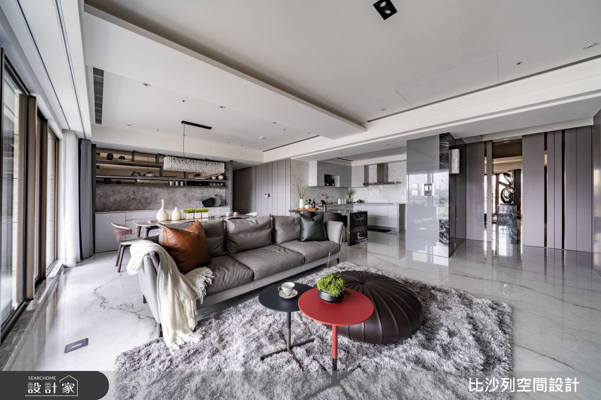 55坪新成屋(5年以下)＿現代風客廳案例圖片＿比沙列空間設計＿比沙列_25之7
