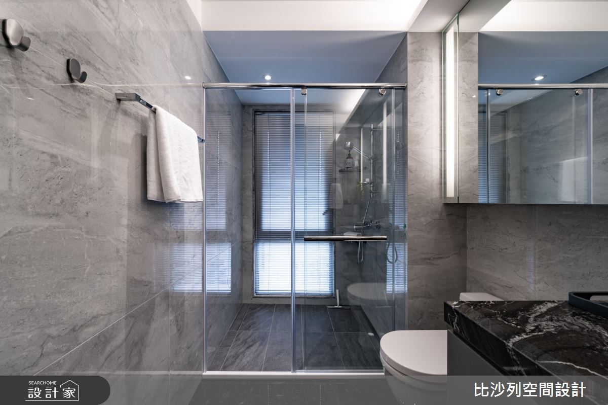 55坪新成屋(5年以下)＿現代風浴室案例圖片＿比沙列空間設計＿比沙列_25之44
