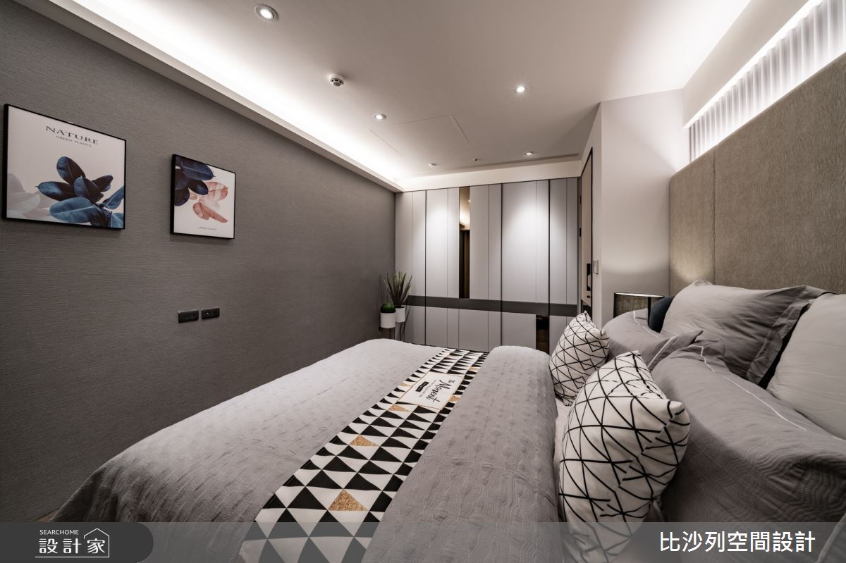 55坪新成屋(5年以下)＿現代風臥室案例圖片＿比沙列空間設計＿比沙列_25之49