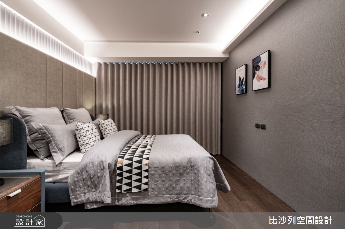 55坪新成屋(5年以下)＿現代風臥室案例圖片＿比沙列空間設計＿比沙列_25之48