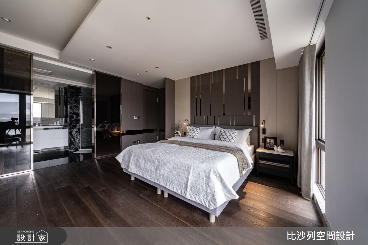 55坪新成屋(5年以下)＿現代風臥室案例圖片＿比沙列空間設計＿比沙列_25之57