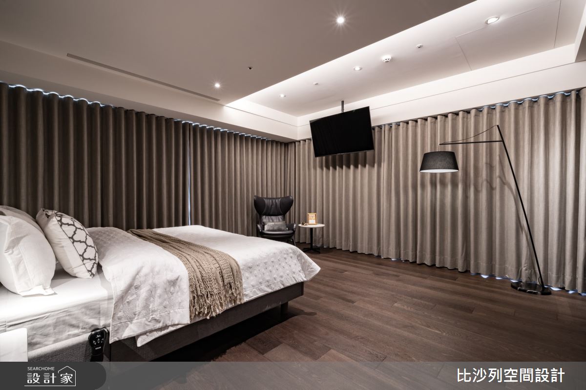 55坪新成屋(5年以下)＿現代風臥室案例圖片＿比沙列空間設計＿比沙列_25之60