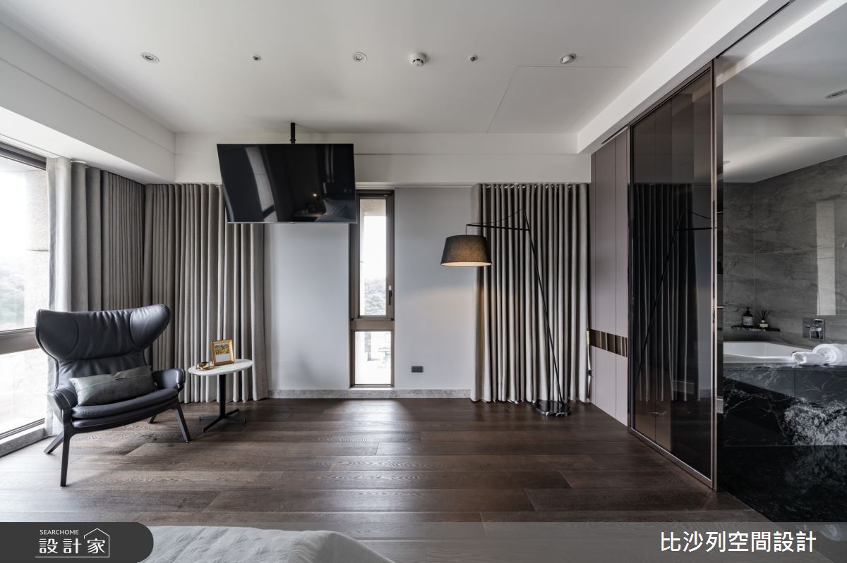 55坪新成屋(5年以下)＿現代風臥室案例圖片＿比沙列空間設計＿比沙列_25之56
