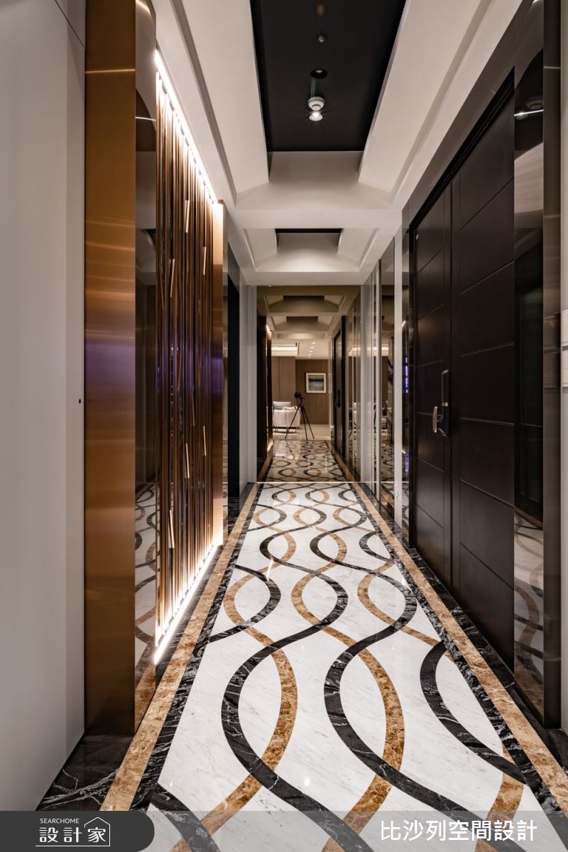 160坪中古屋(5~15年)＿奢華風玄關走廊案例圖片＿比沙列空間設計＿比沙列_26之1