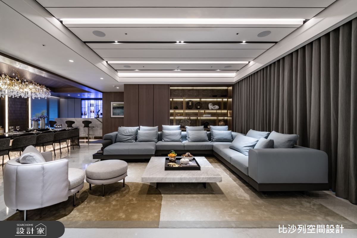 160坪中古屋(5~15年)＿奢華風客廳案例圖片＿比沙列空間設計＿比沙列_26之11