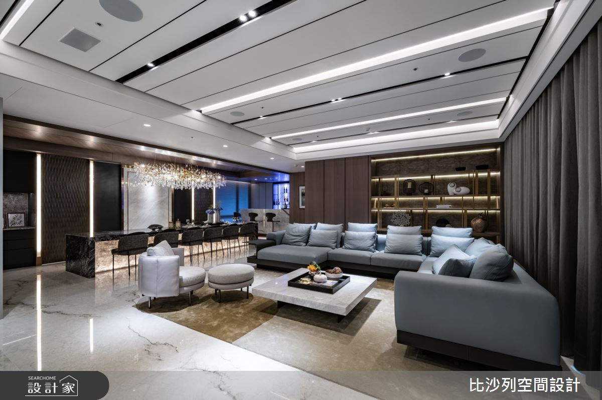 160坪中古屋(5~15年)＿奢華風客廳餐廳案例圖片＿比沙列空間設計＿比沙列_26之17