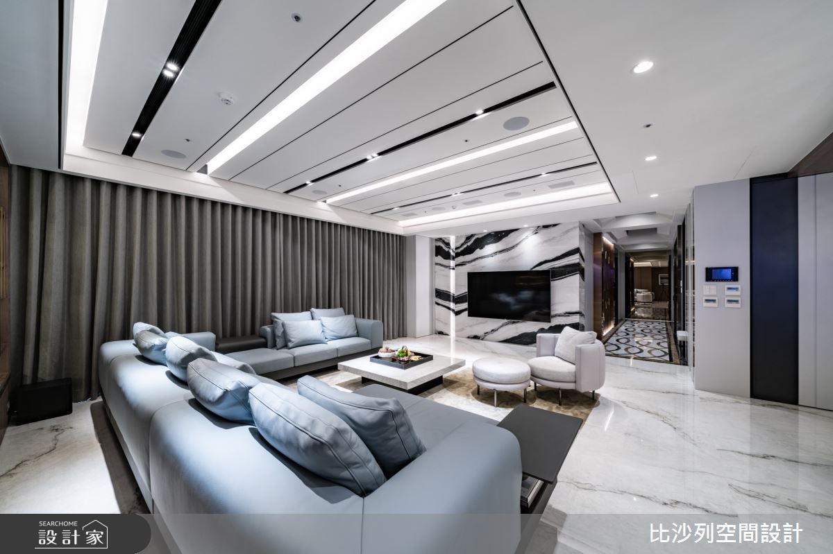 160坪中古屋(5~15年)＿奢華風客廳案例圖片＿比沙列空間設計＿比沙列_26之14