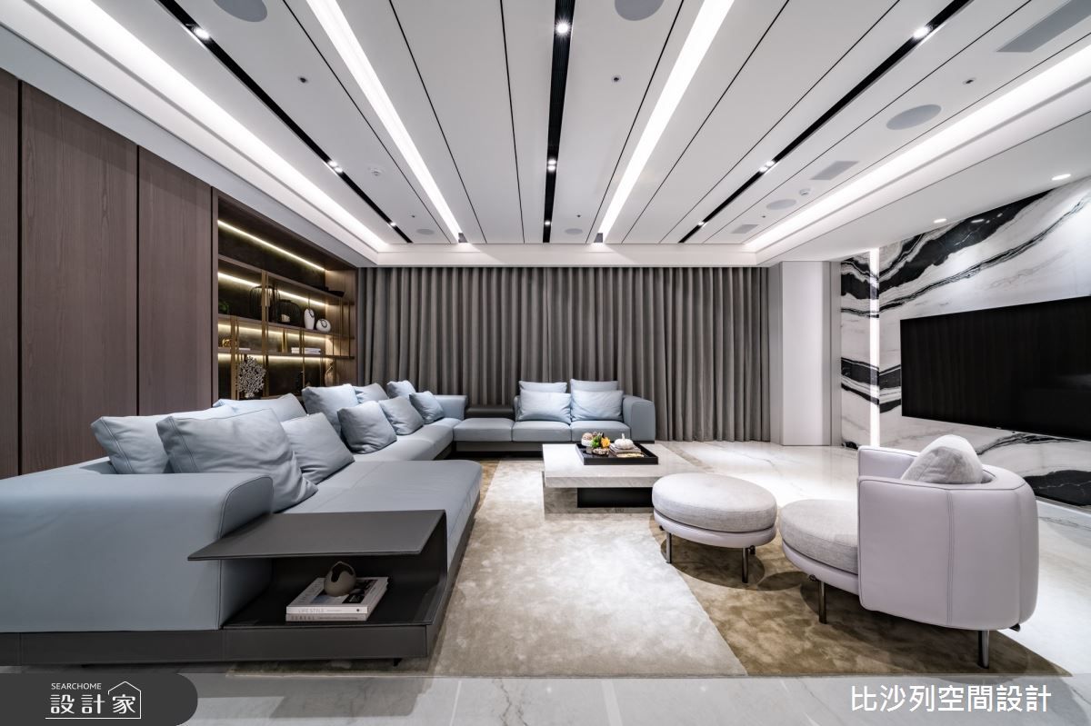 160坪中古屋(5~15年)＿奢華風客廳案例圖片＿比沙列空間設計＿比沙列_26之16