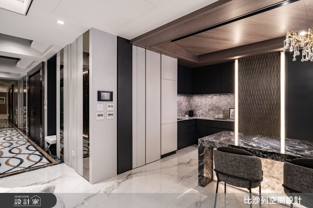 160坪中古屋(5~15年)＿奢華風餐廳走廊案例圖片＿比沙列空間設計＿比沙列_26之7