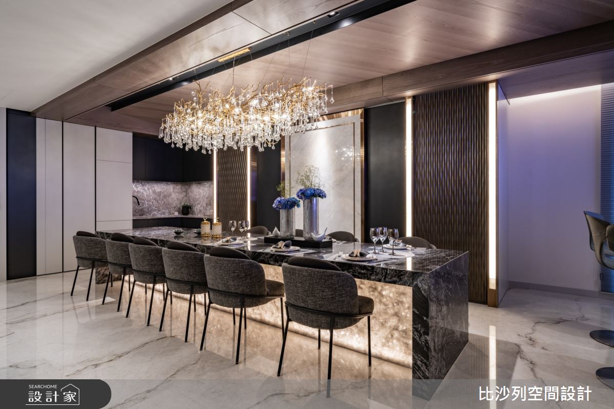 160坪中古屋(5~15年)＿奢華風餐廳案例圖片＿比沙列空間設計＿比沙列_26之23