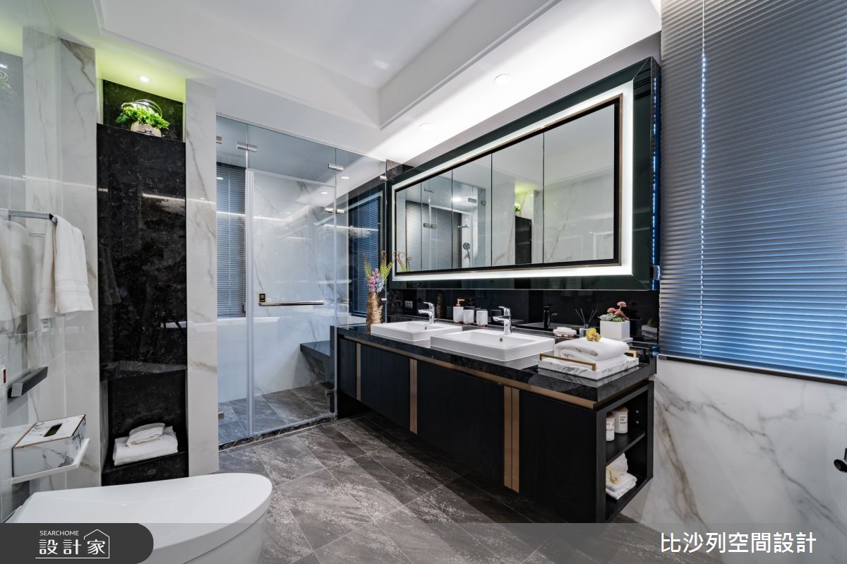 160坪中古屋(5~15年)＿奢華風浴室案例圖片＿比沙列空間設計＿比沙列_26之48