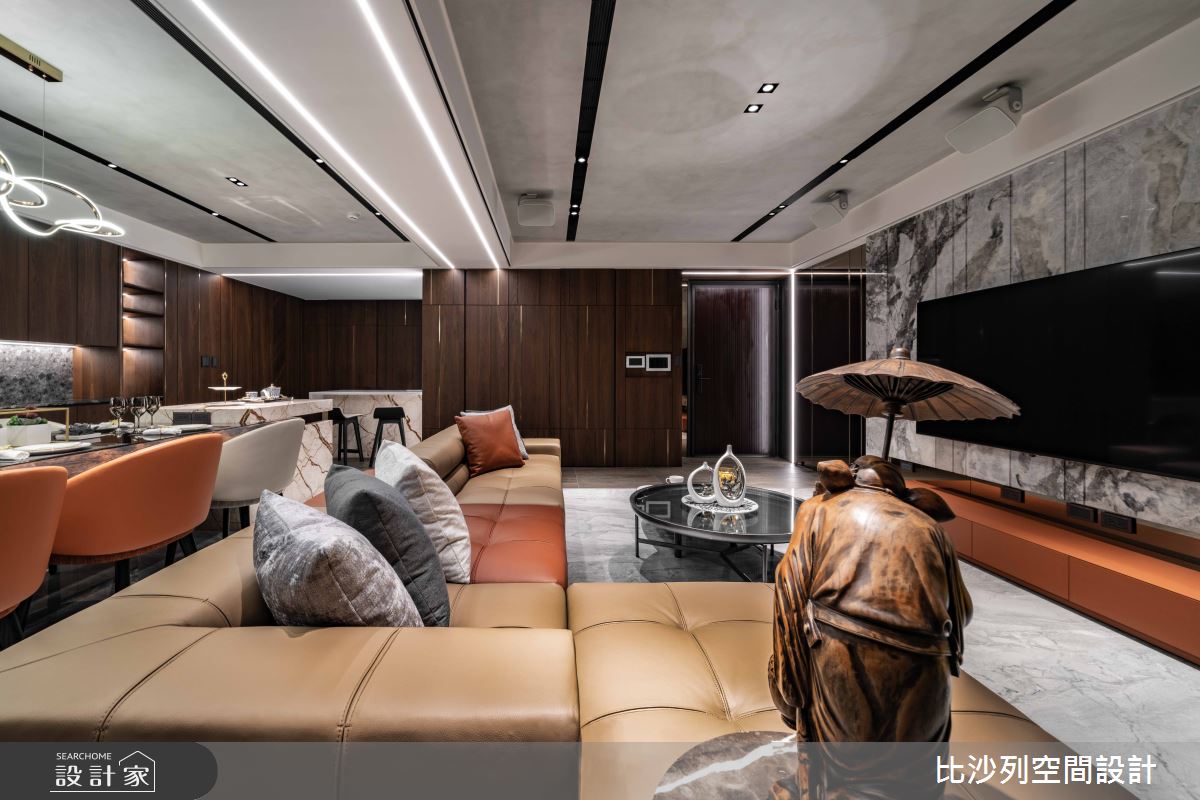 71坪毛胚屋＿現代風客廳案例圖片＿比沙列空間設計＿比沙列_29之3