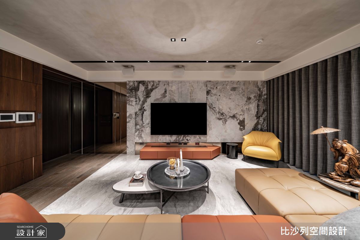 71坪毛胚屋＿現代風客廳案例圖片＿比沙列空間設計＿比沙列_29之4