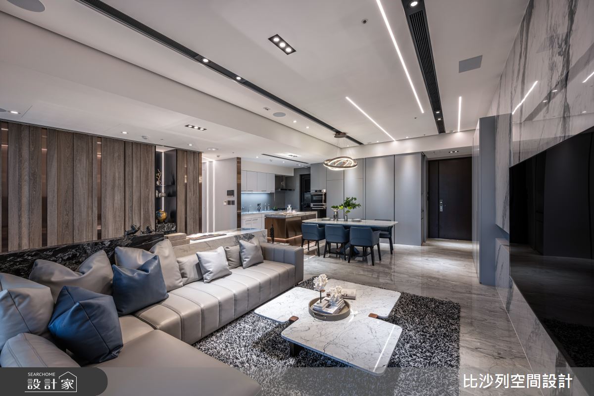 60坪新成屋(5年以下)＿現代風客廳案例圖片＿比沙列空間設計＿比沙列_30之3