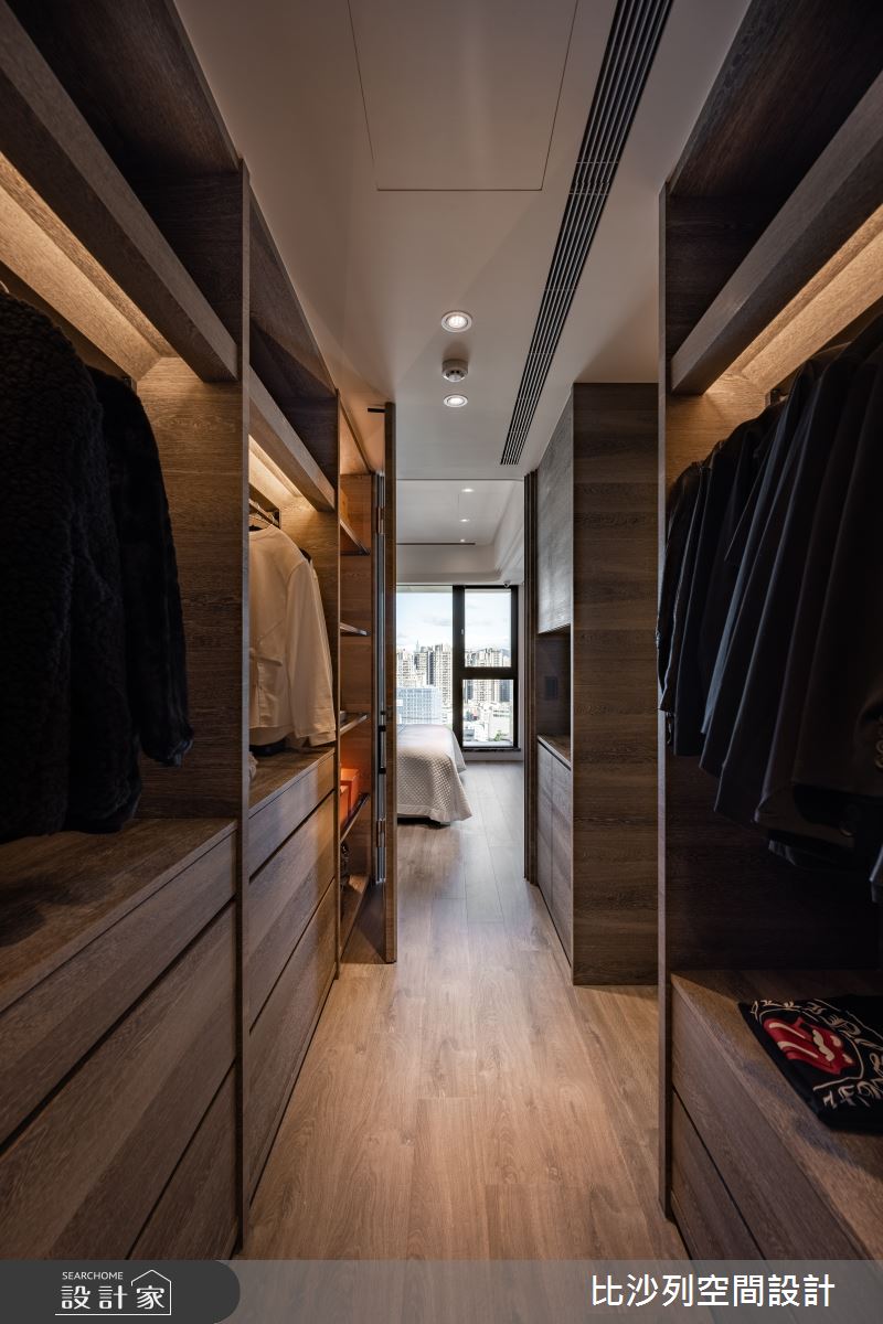 60坪新成屋(5年以下)＿現代風更衣間案例圖片＿比沙列空間設計＿比沙列_30之24