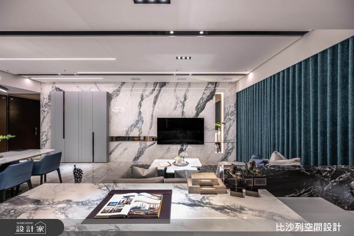 60坪新成屋(5年以下)＿現代風客廳案例圖片＿比沙列空間設計＿比沙列_30之7
