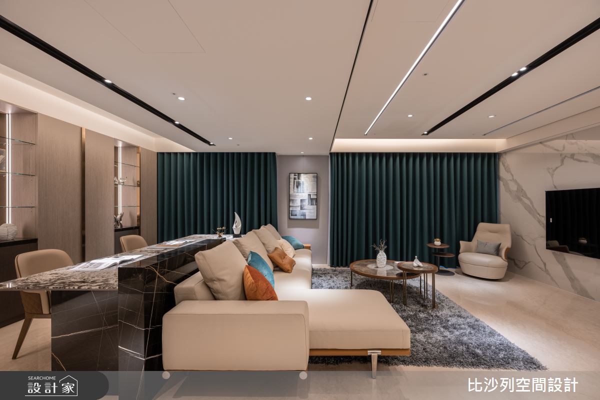 50坪毛胚屋＿現代風客廳案例圖片＿比沙列空間設計＿比沙列_31之3