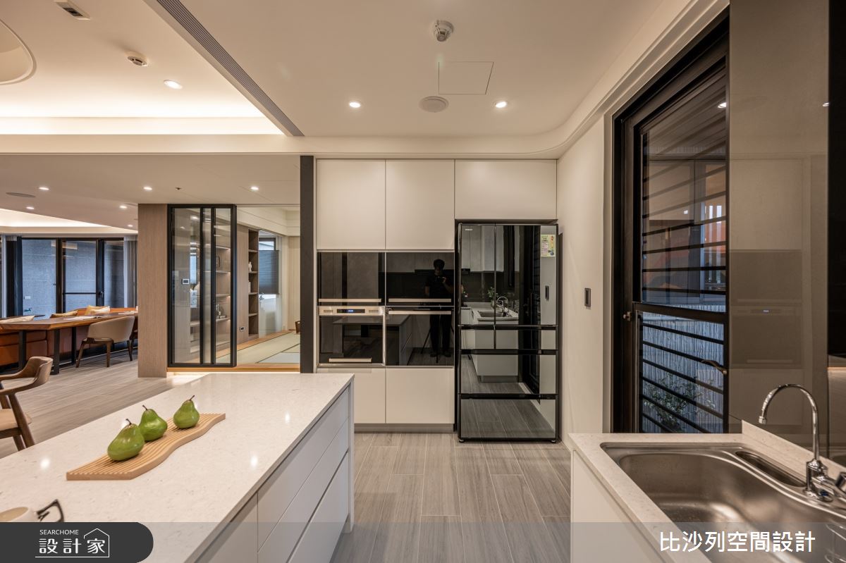 100坪毛胚屋＿現代風廚房案例圖片＿比沙列空間設計＿比沙列_37之12