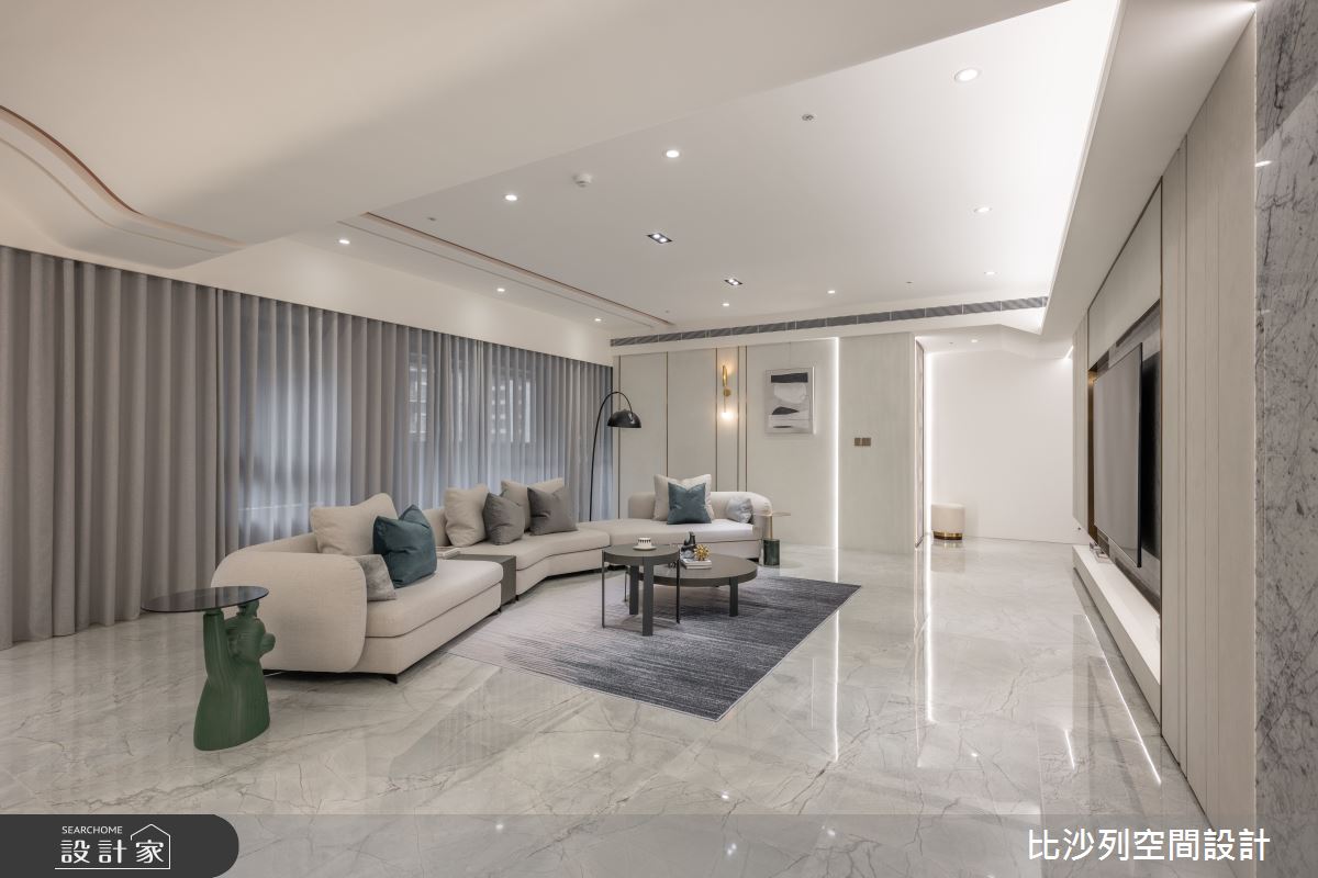 60坪毛胚屋＿現代風客廳案例圖片＿比沙列空間設計＿比沙列_38之6