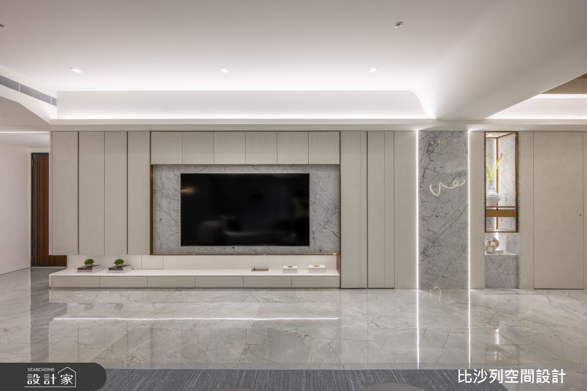 60坪毛胚屋＿現代風客廳案例圖片＿比沙列空間設計＿比沙列_38之11