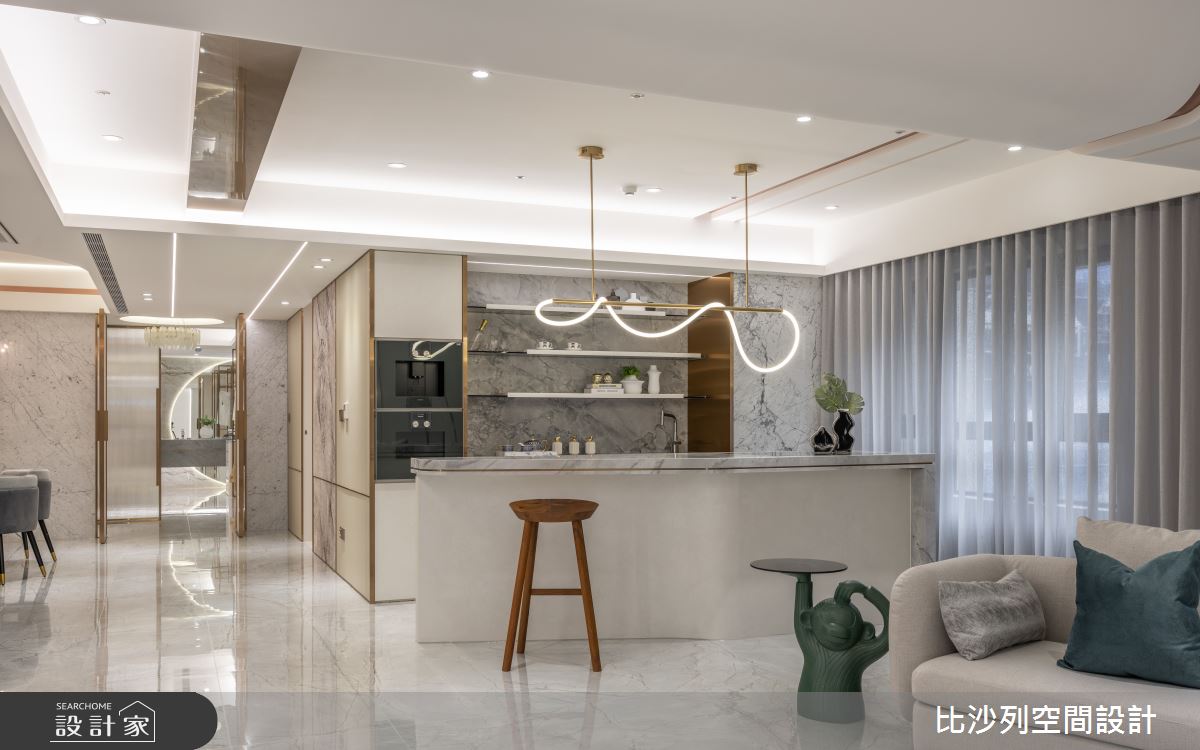 60坪毛胚屋＿現代風中島案例圖片＿比沙列空間設計＿比沙列_38之14