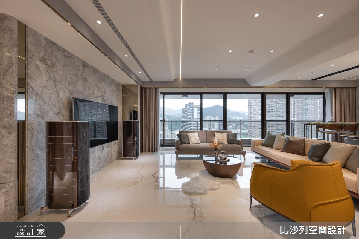 75坪新成屋(5年以下)＿現代風客廳案例圖片＿比沙列空間設計＿比沙列_39之5