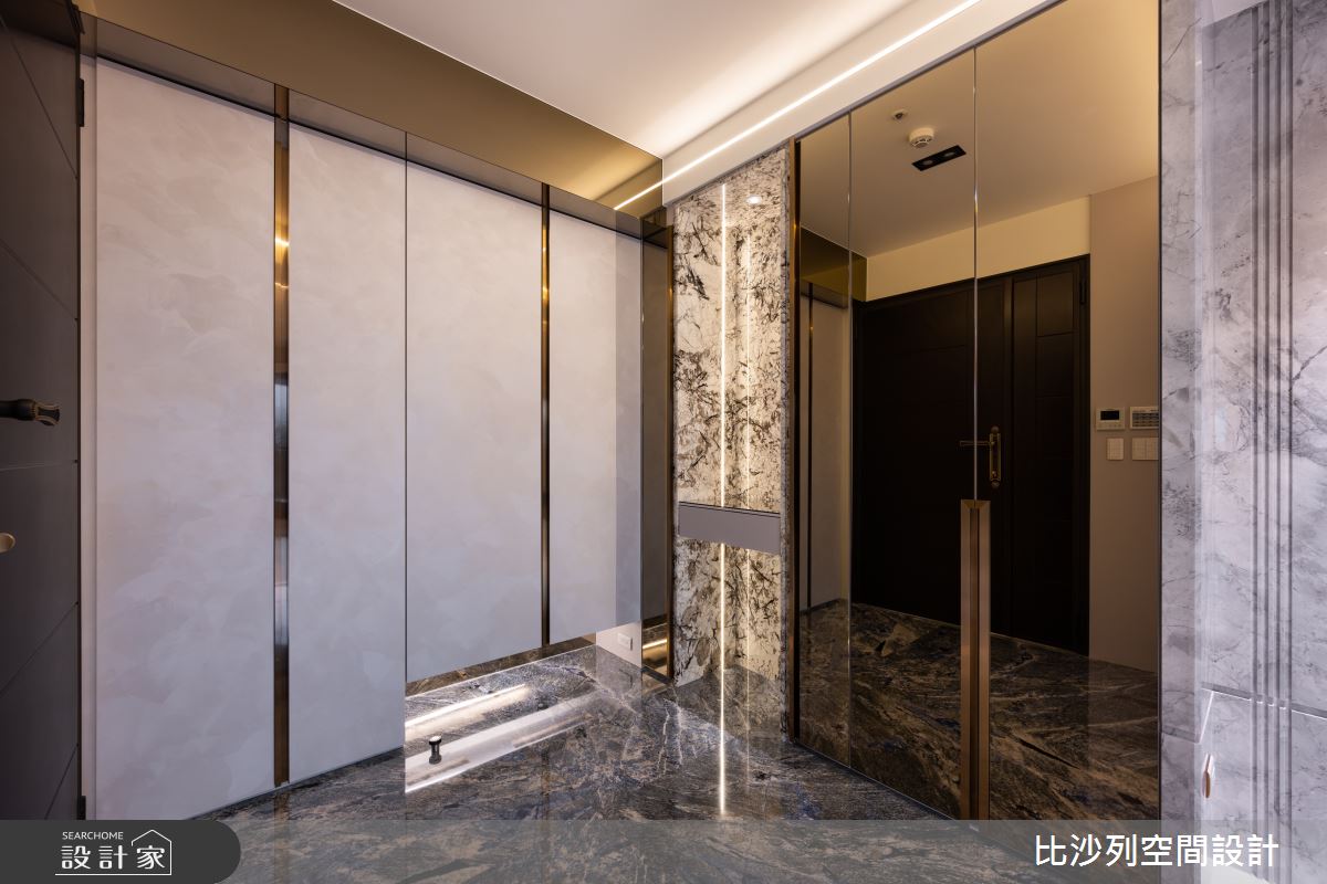 75坪新成屋(5年以下)＿現代風玄關案例圖片＿比沙列空間設計＿比沙列_39之3