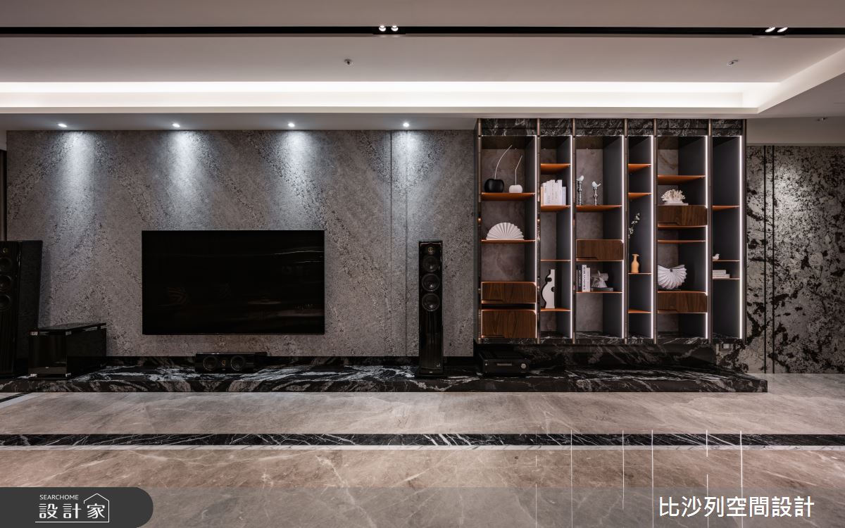 50坪毛胚屋＿現代風客廳案例圖片＿比沙列空間設計＿比沙列_40之2