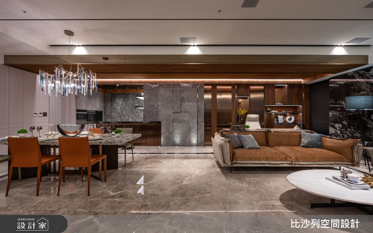 50坪毛胚屋＿現代風客廳餐廳書房案例圖片＿比沙列空間設計＿比沙列_40之6