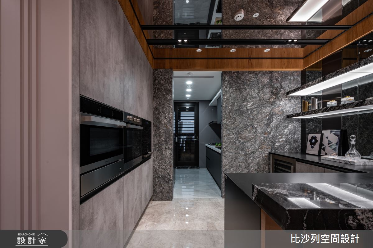 50坪毛胚屋＿現代風廚房吧檯中島案例圖片＿比沙列空間設計＿比沙列_40之19