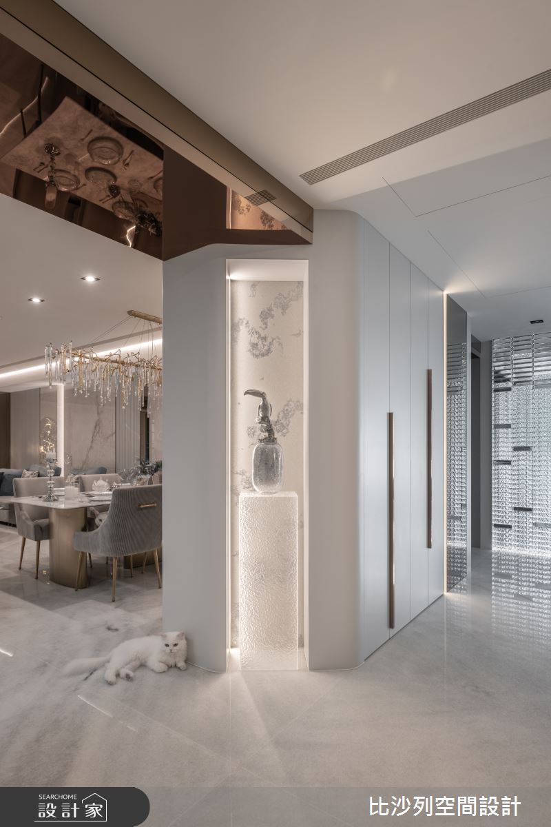 60坪新成屋(5年以下)＿現代風玄關走廊案例圖片＿比沙列空間設計＿比沙列_41之3