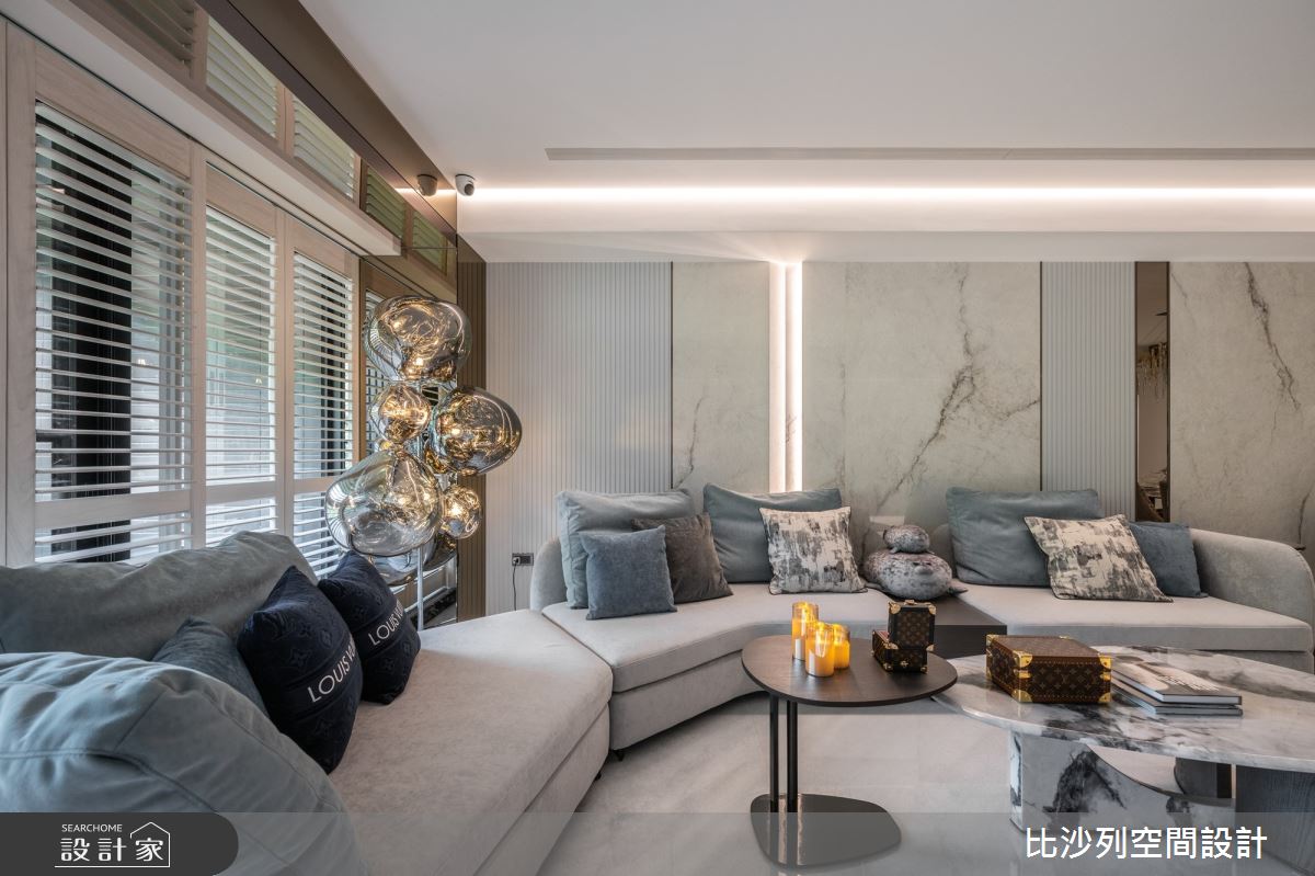 60坪新成屋(5年以下)＿現代風客廳案例圖片＿比沙列空間設計＿比沙列_41之8