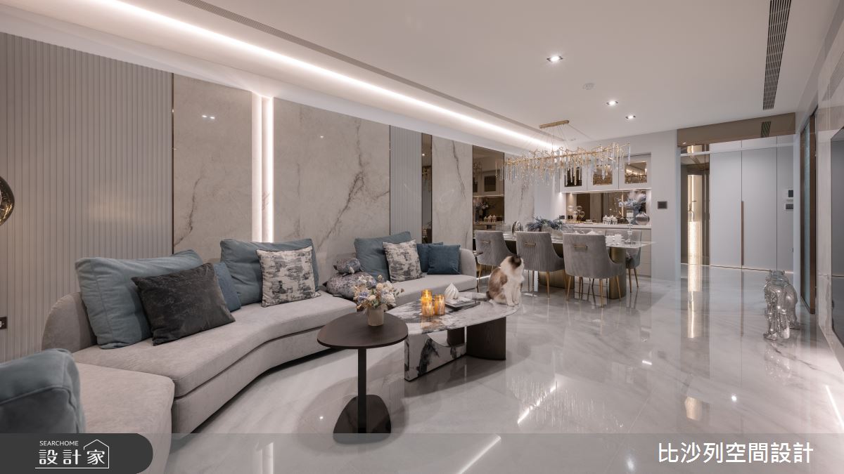 60坪新成屋(5年以下)＿現代風客廳餐廳案例圖片＿比沙列空間設計＿比沙列_41之10