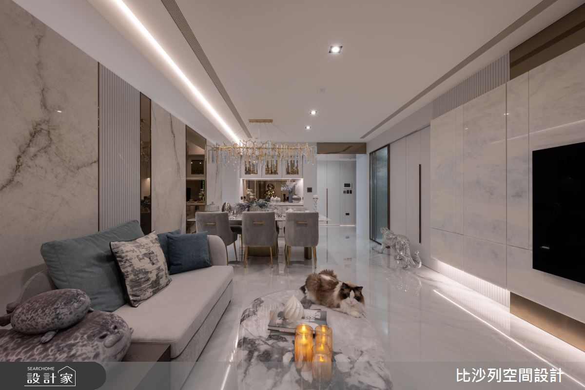 60坪新成屋(5年以下)＿現代風客廳餐廳案例圖片＿比沙列空間設計＿比沙列_41之9