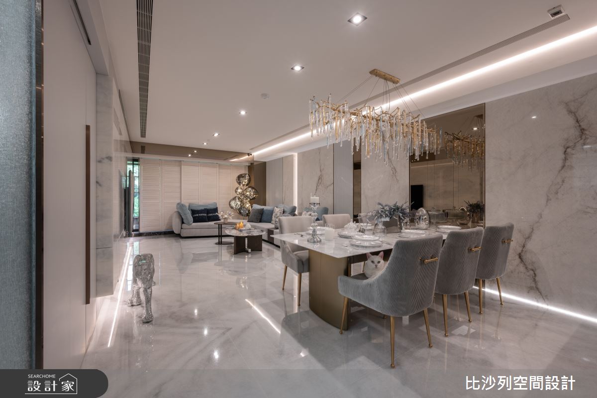 60坪新成屋(5年以下)＿現代風客廳餐廳案例圖片＿比沙列空間設計＿比沙列_41之16