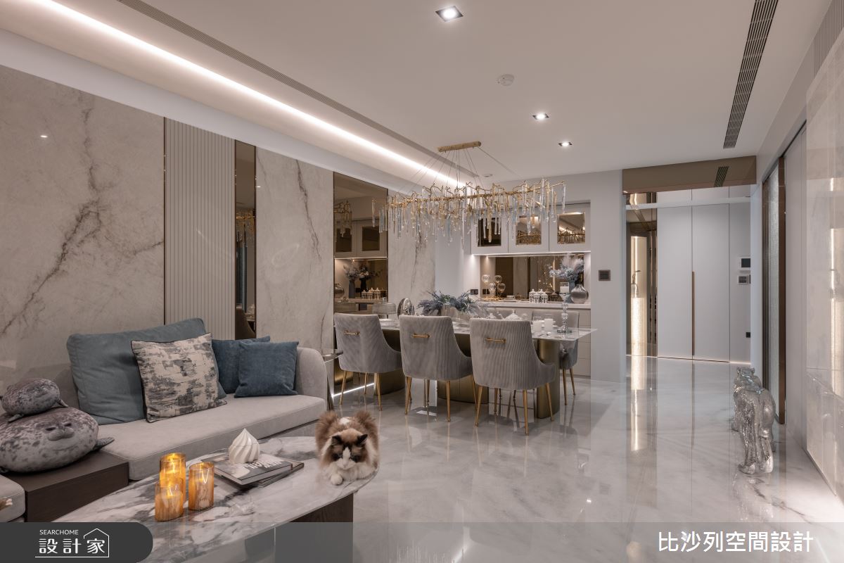 60坪新成屋(5年以下)＿現代風客廳餐廳案例圖片＿比沙列空間設計＿比沙列_41之14