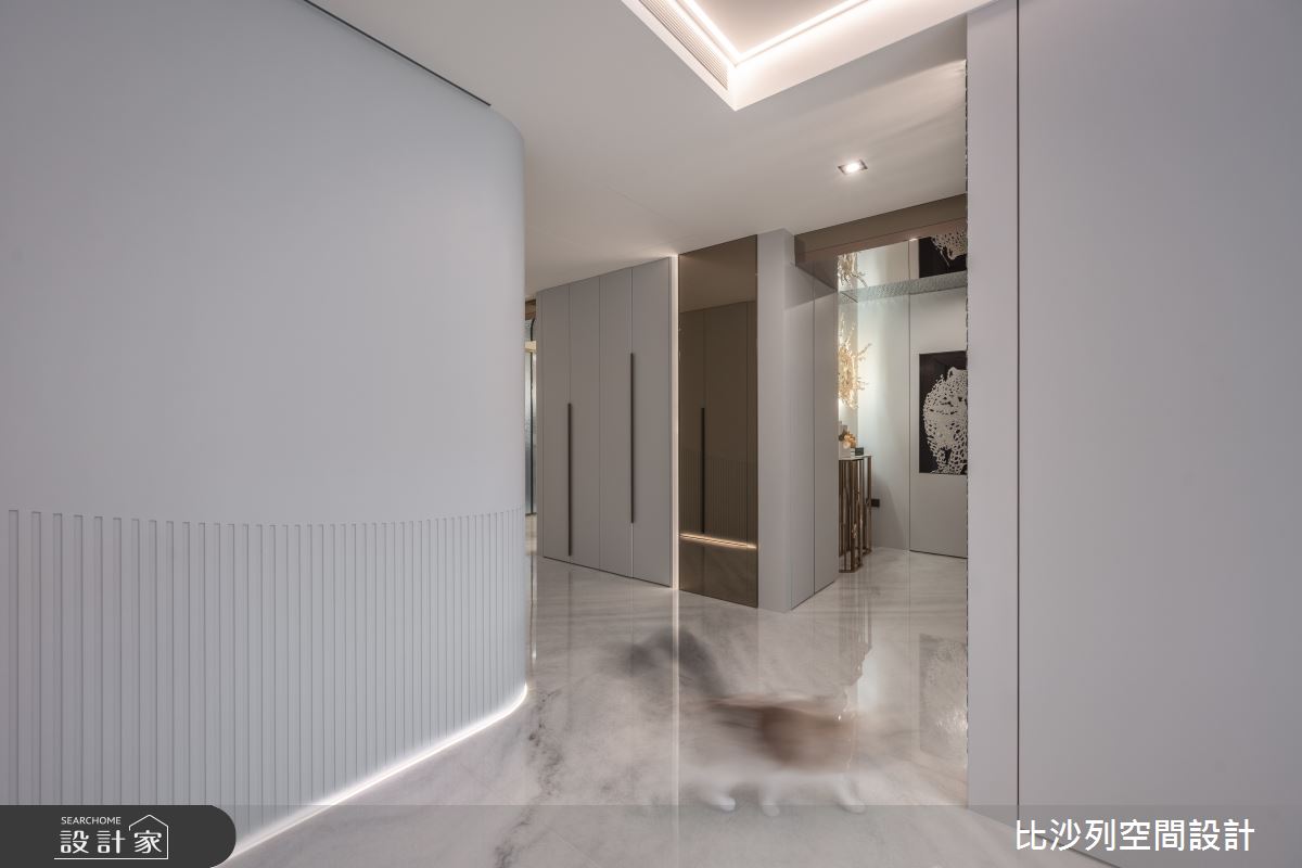 60坪新成屋(5年以下)＿現代風走廊案例圖片＿比沙列空間設計＿比沙列_41之33
