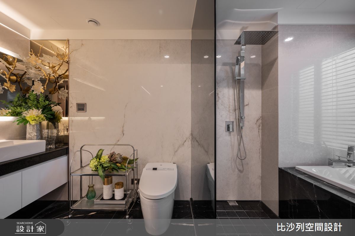 60坪新成屋(5年以下)＿現代風浴室案例圖片＿比沙列空間設計＿比沙列_41之50
