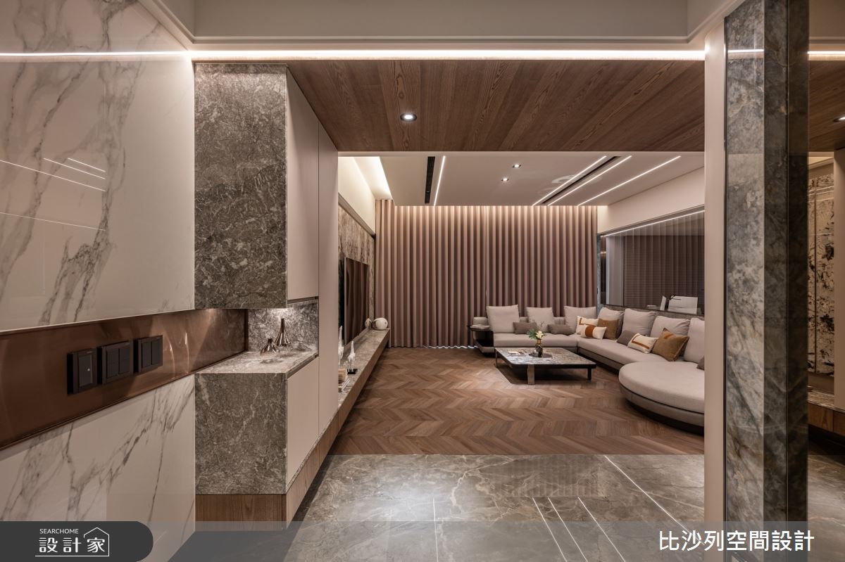 106坪毛胚屋＿混搭風玄關客廳案例圖片＿比沙列空間設計＿比沙列_42之6