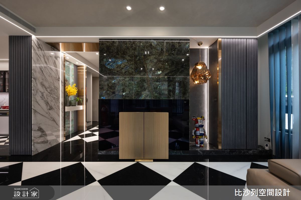 101坪毛胚屋＿奢華風客廳案例圖片＿比沙列空間設計＿比沙列_43之5