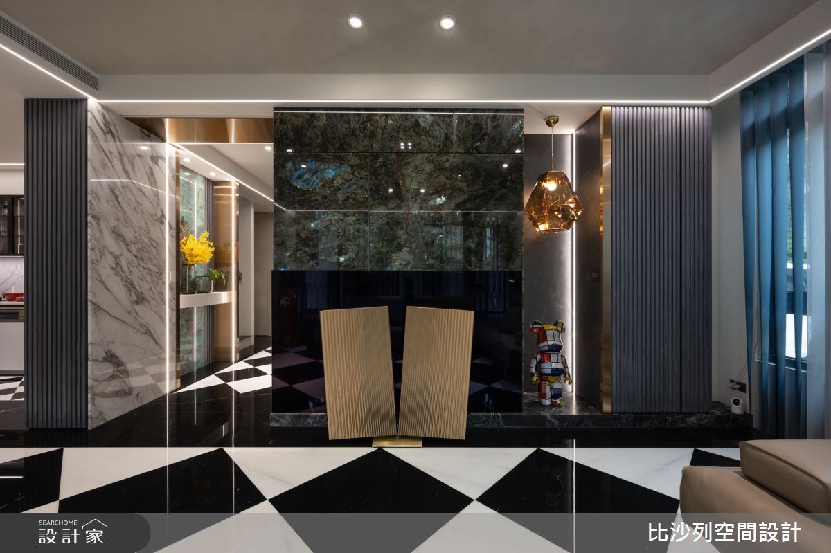 101坪毛胚屋＿奢華風客廳案例圖片＿比沙列空間設計＿比沙列_43之6