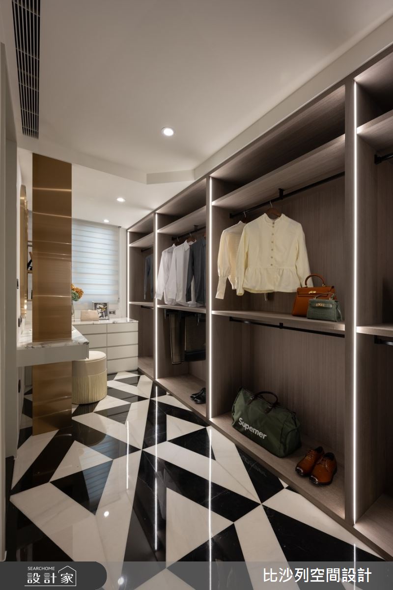 101坪毛胚屋＿奢華風更衣間案例圖片＿比沙列空間設計＿比沙列_43之21