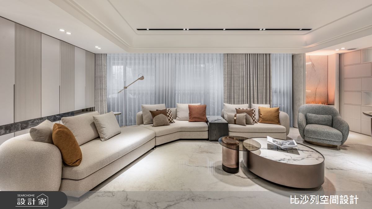 68坪中古屋(5~15年)＿現代風客廳案例圖片＿比沙列空間設計＿比沙列_44之5