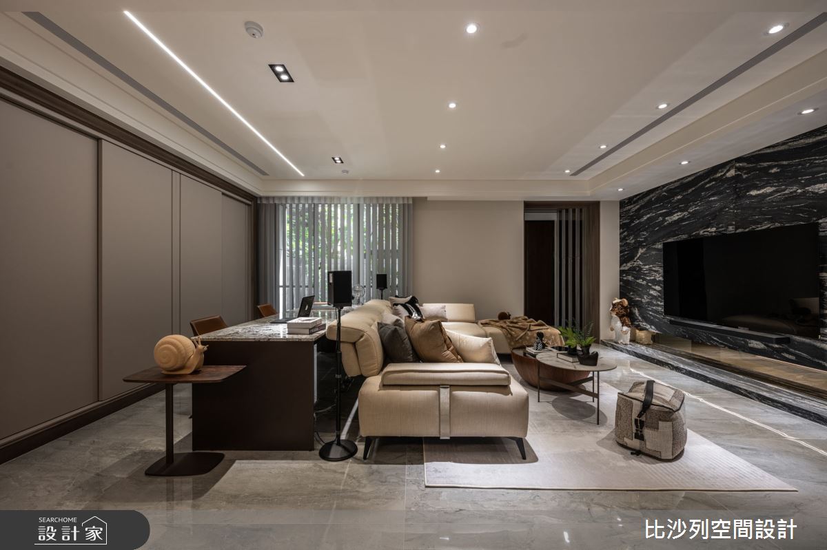 82坪中古屋(5~15年)＿現代風客廳書房案例圖片＿比沙列空間設計＿比沙列_45之10