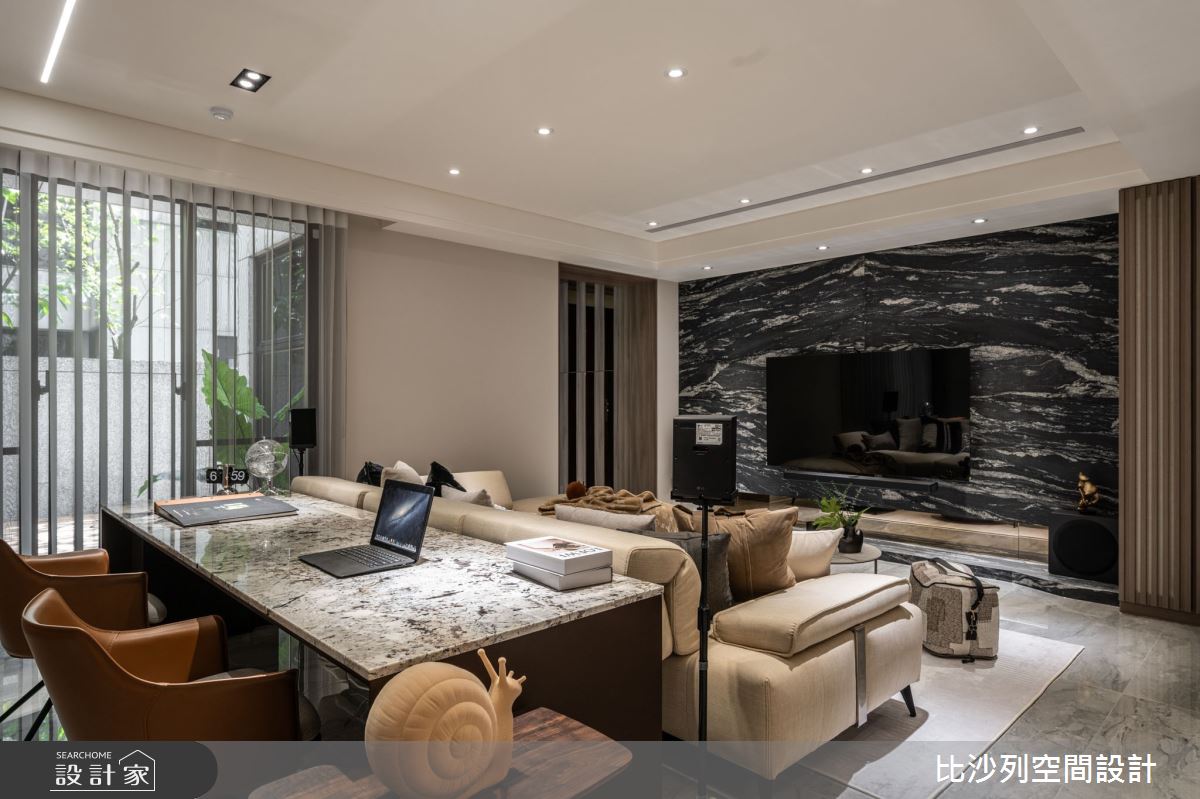 82坪中古屋(5~15年)＿現代風客廳書房案例圖片＿比沙列空間設計＿比沙列_45之12