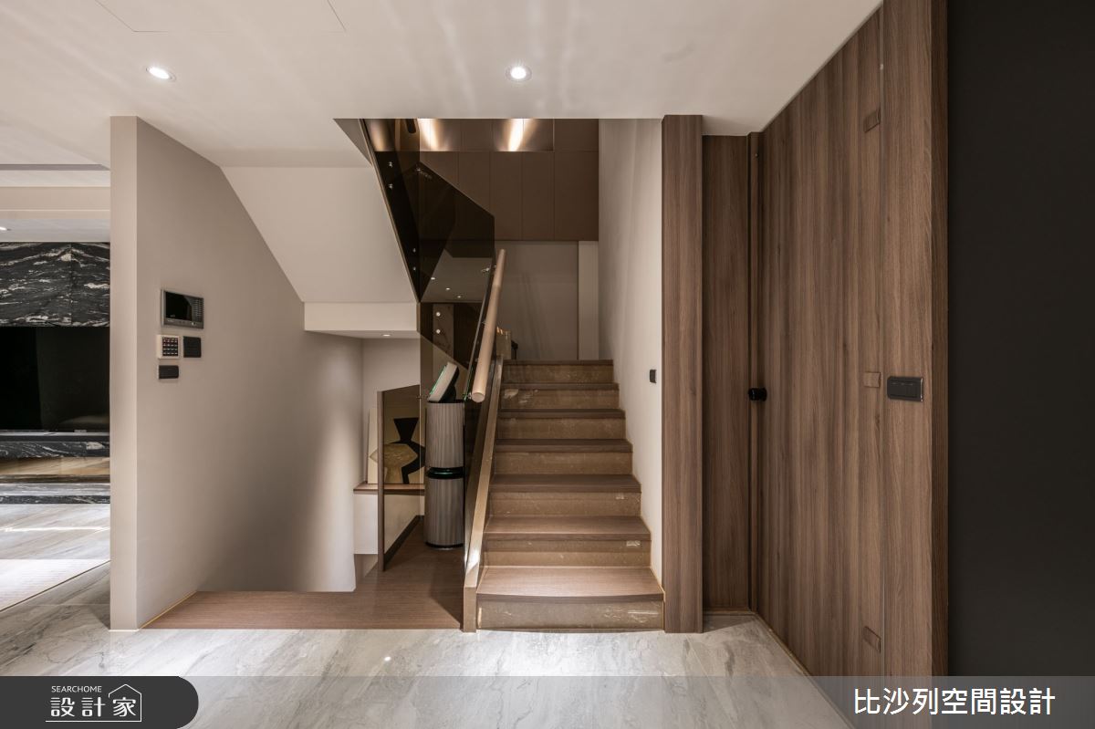 82坪中古屋(5~15年)＿現代風樓梯案例圖片＿比沙列空間設計＿比沙列_45之32