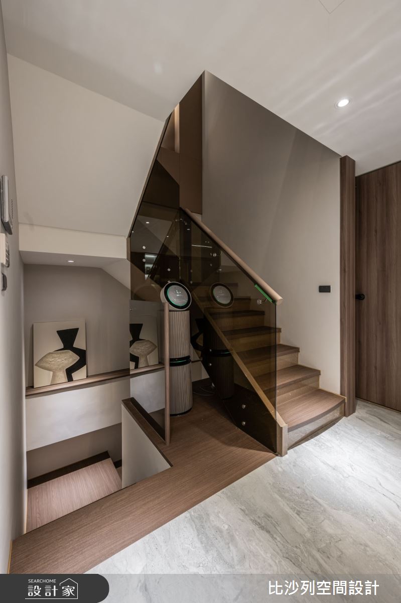 82坪中古屋(5~15年)＿現代風樓梯案例圖片＿比沙列空間設計＿比沙列_45之33
