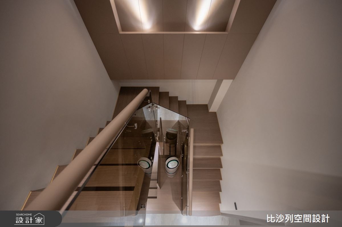 82坪中古屋(5~15年)＿現代風樓梯案例圖片＿比沙列空間設計＿比沙列_45之41