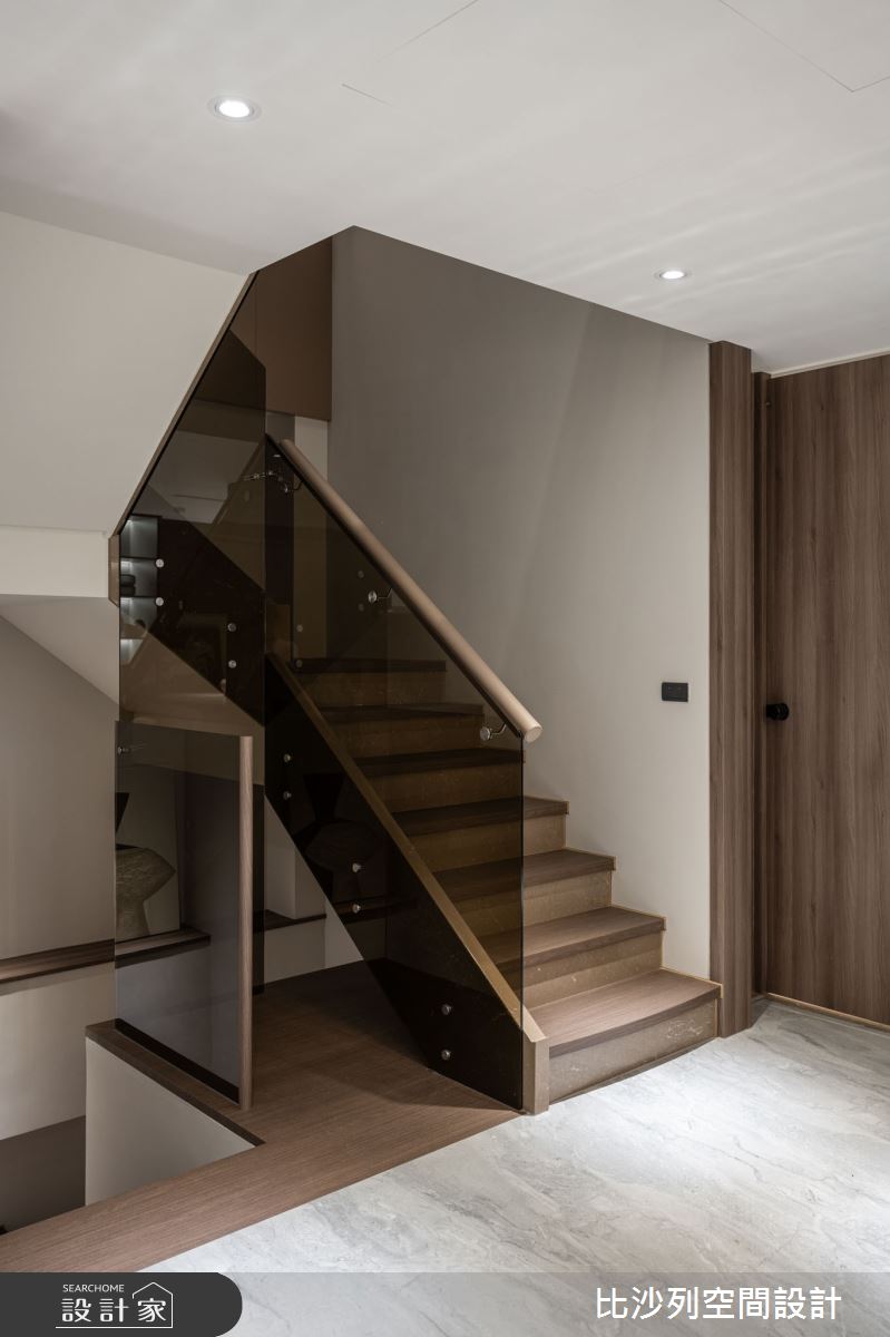 82坪中古屋(5~15年)＿現代風樓梯案例圖片＿比沙列空間設計＿比沙列_45之35